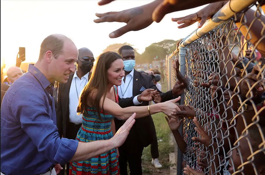 Jamaicans Enraged By British Hold On The Country As They Send "prince" To Display White Dominance